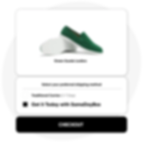 checkout green shoes
